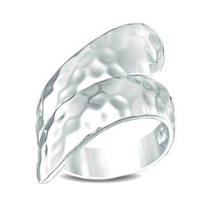 Zales Sterling Silver Twist Wrap Ring